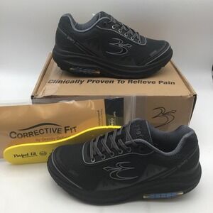 Gravity Defyer GDEFY Mighty Walk Mens Size 10.5 Black VersoShock Shoes NEW